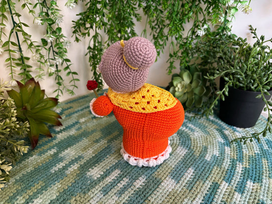 Orange Granny Pin Cushion