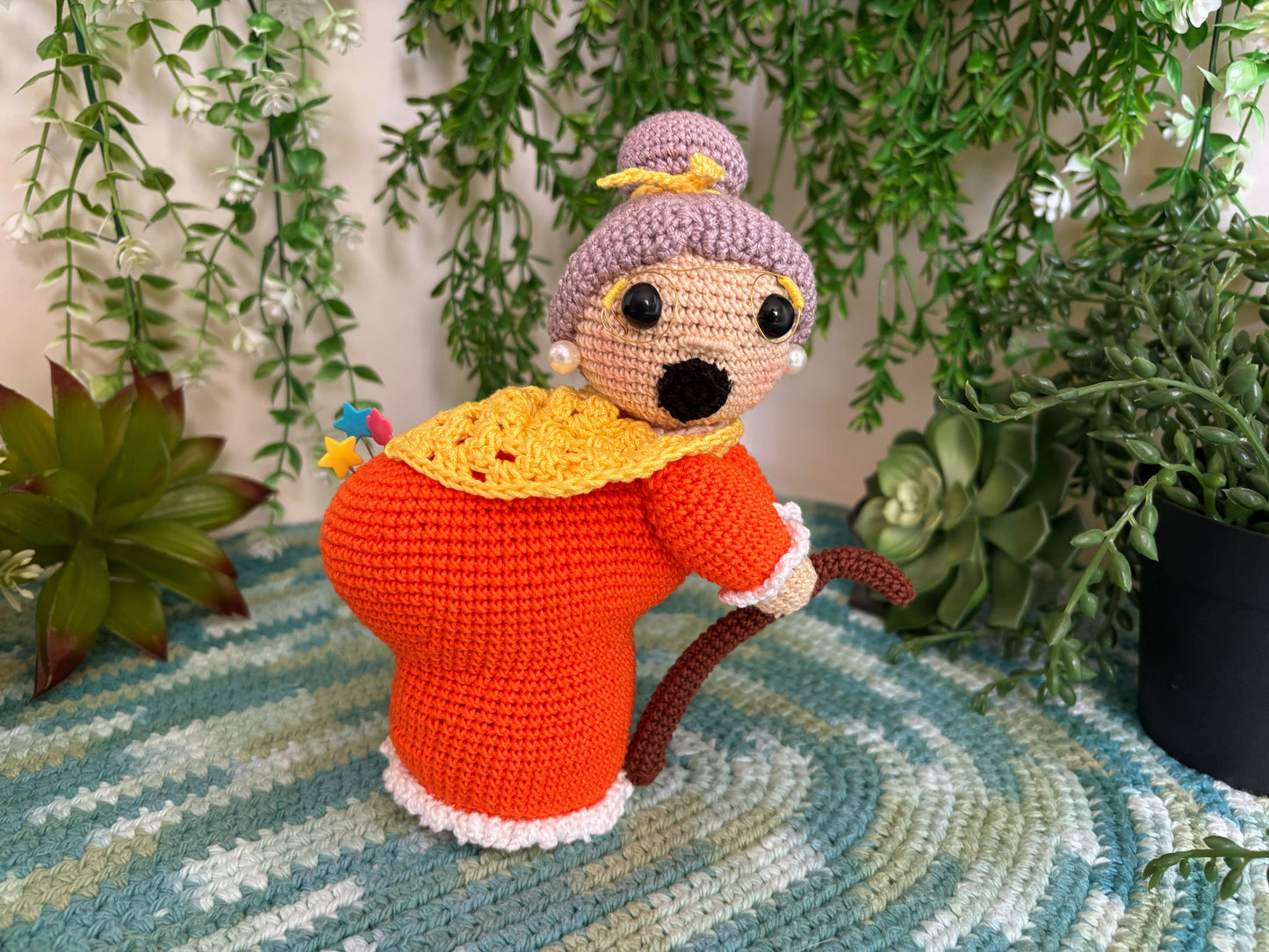 Orange Granny Pin Cushion