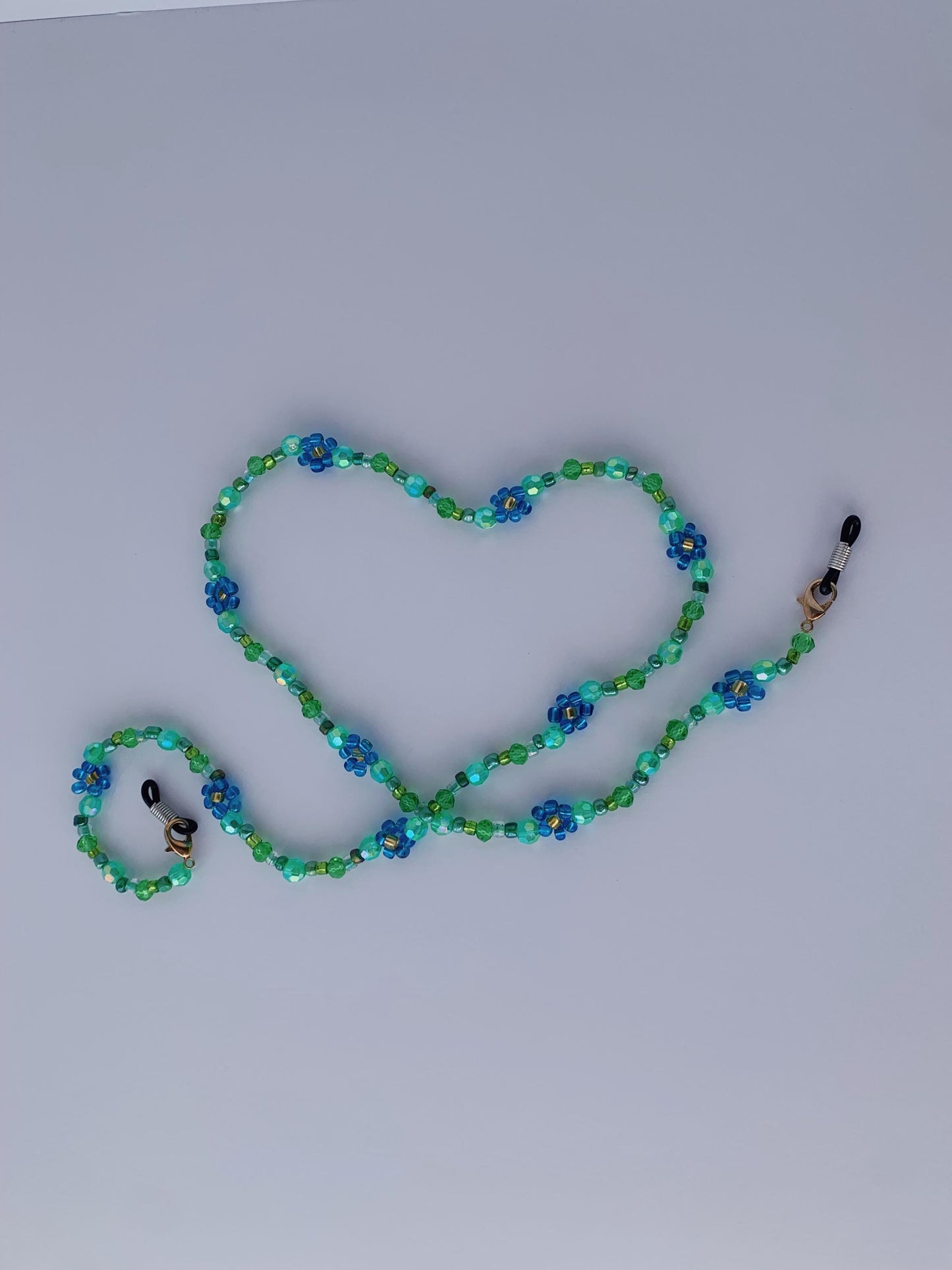 Blue Flower Eyeglasses Chain