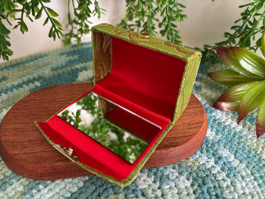 Green Lipstick Case for 2 Lipsticks