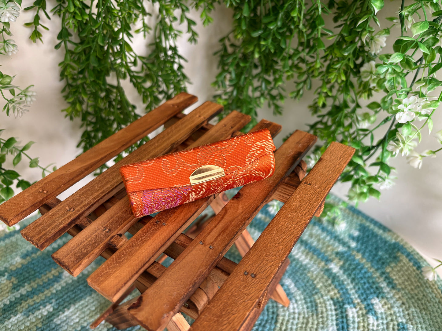 Orange Lipstick Case for 1 Lipstick