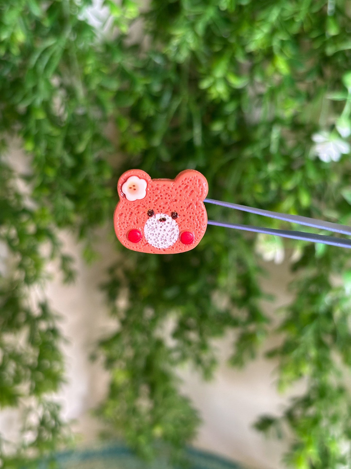 Bear with Flower Magnet