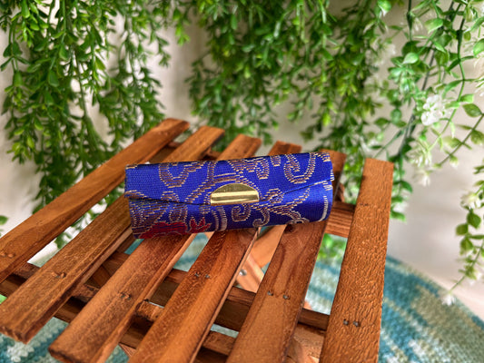 Dark Blue Lipstick Case for 1 Lipstick
