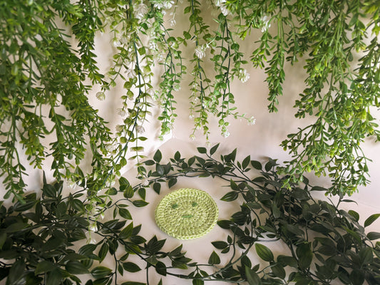 Smiski Crochet Coaster