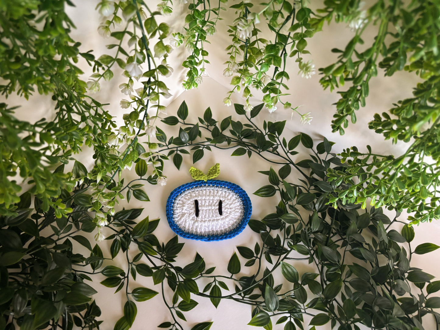 Super Mario Ice Flower Crochet Coaster