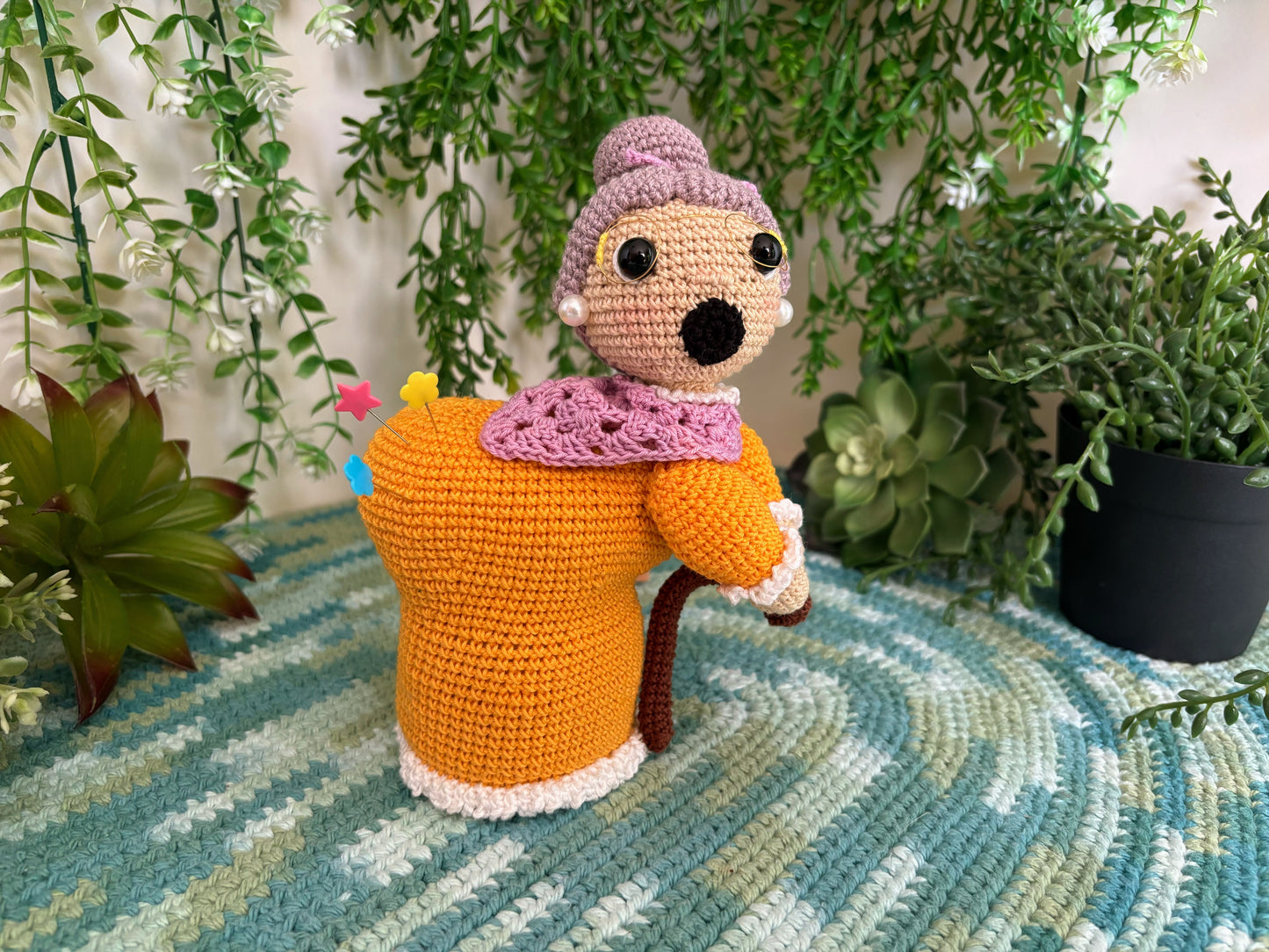 Yellow Granny Pin Cushion