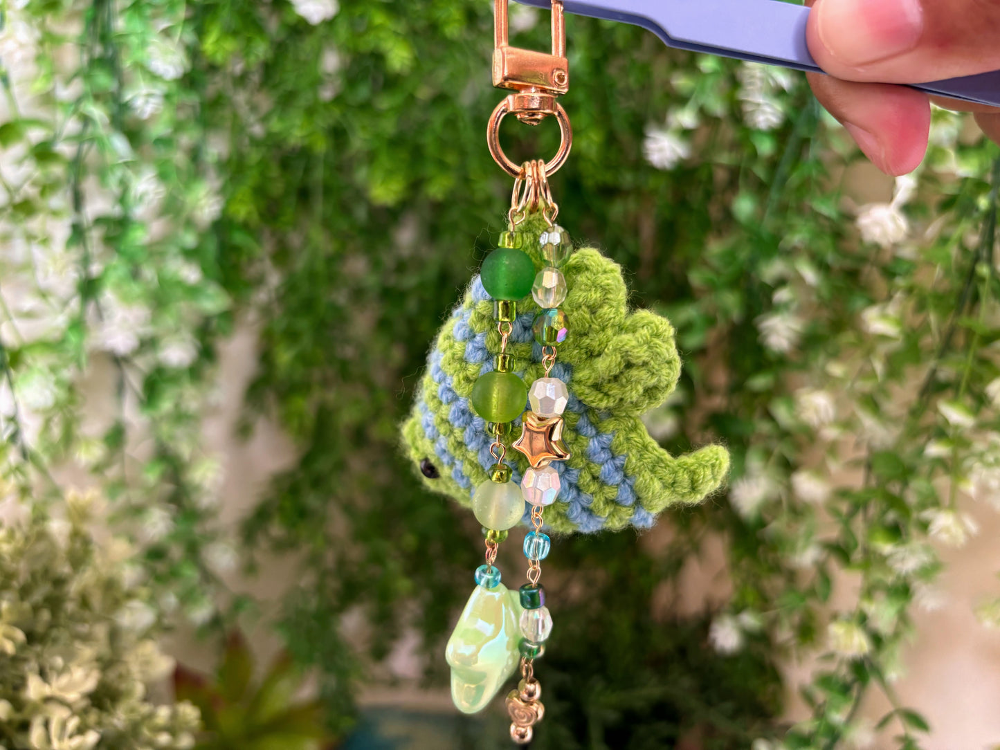 Green Fish Keychain