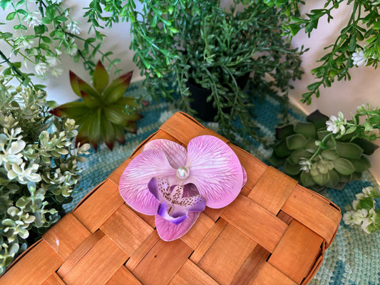 Light Purple Flower Hair Pin