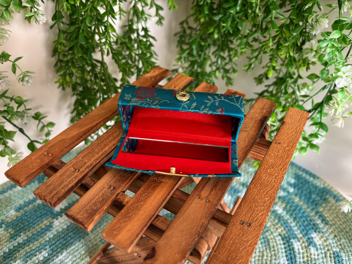 Light Blue Lipstick Case for 1 Lipstick