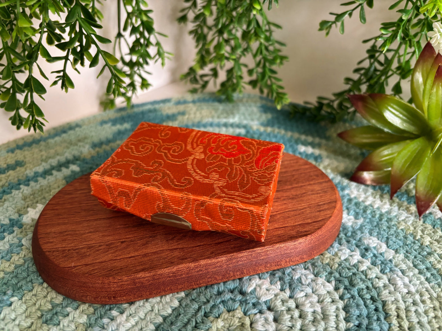 Orange Lipstick Case for 2 Lipsticks