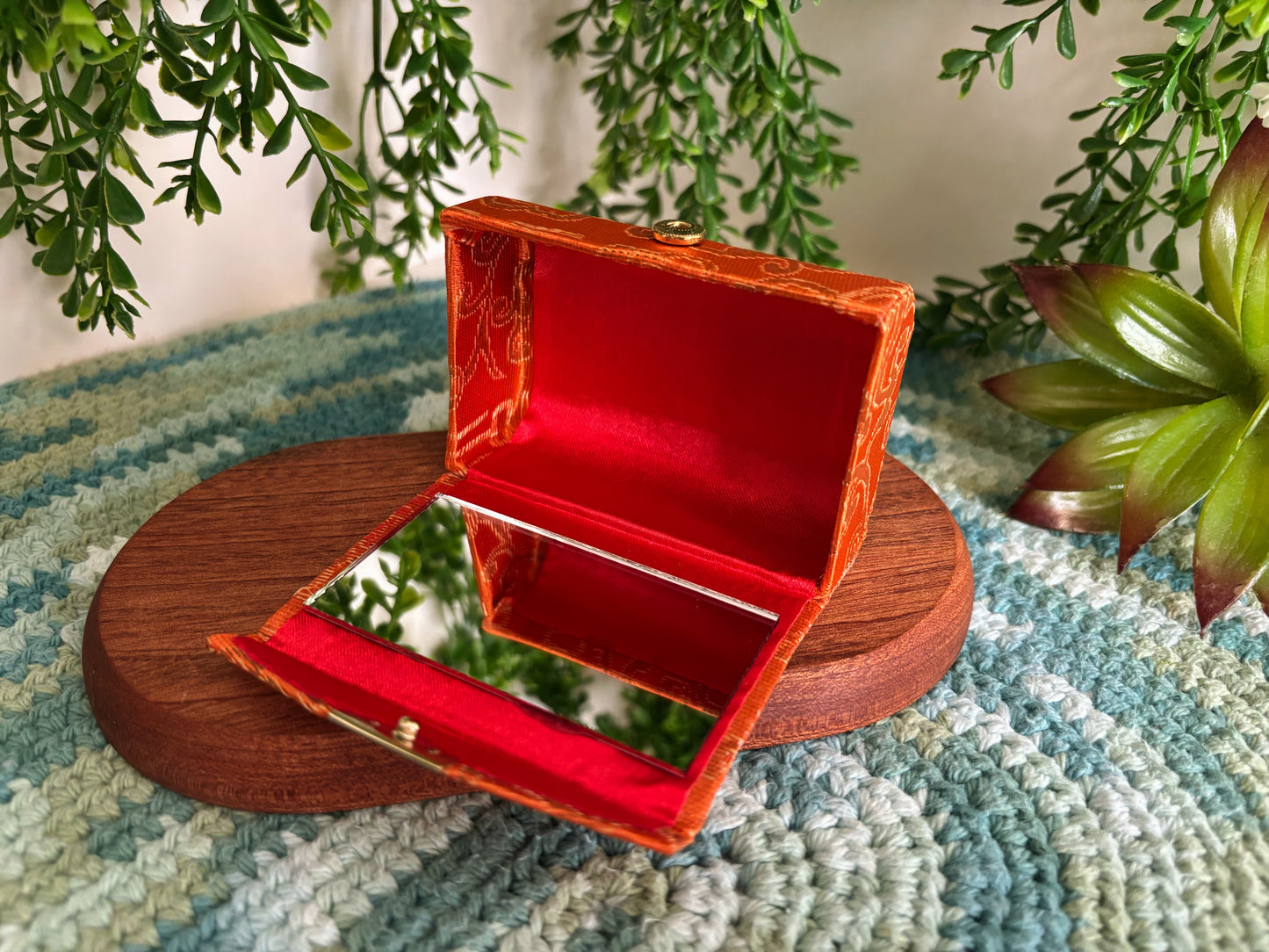 Orange Lipstick Case for 2 Lipsticks