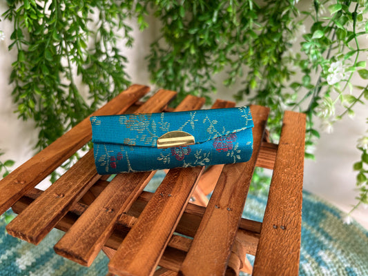 Light Blue Lipstick Case for 1 Lipstick