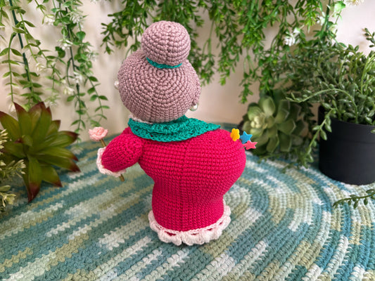 Pink Granny Pin Cushion