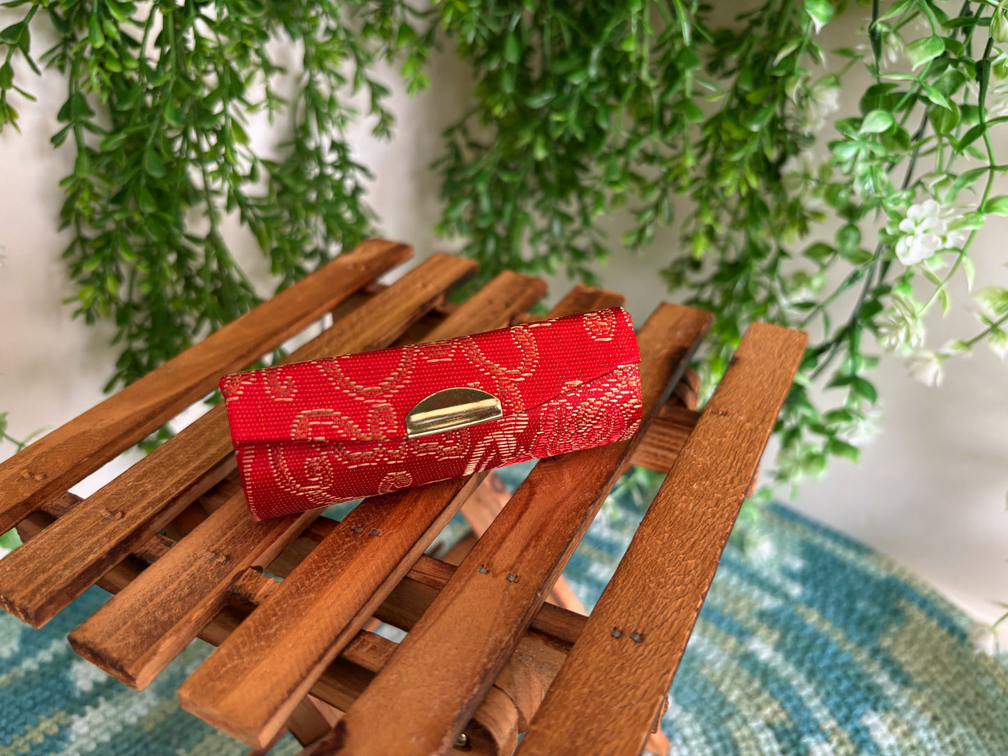 Red Lipstick Case for 1 Lipstick