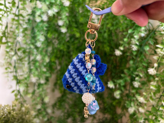 Blue Fish Keychain