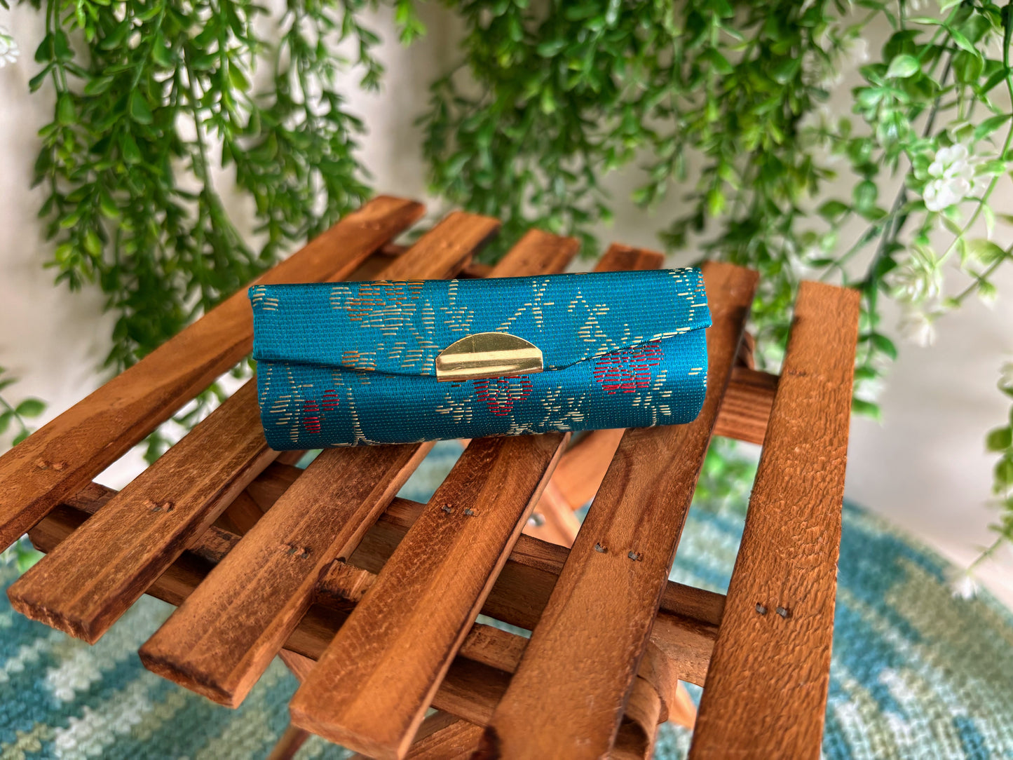 Light Blue Lipstick Case for 1 Lipstick