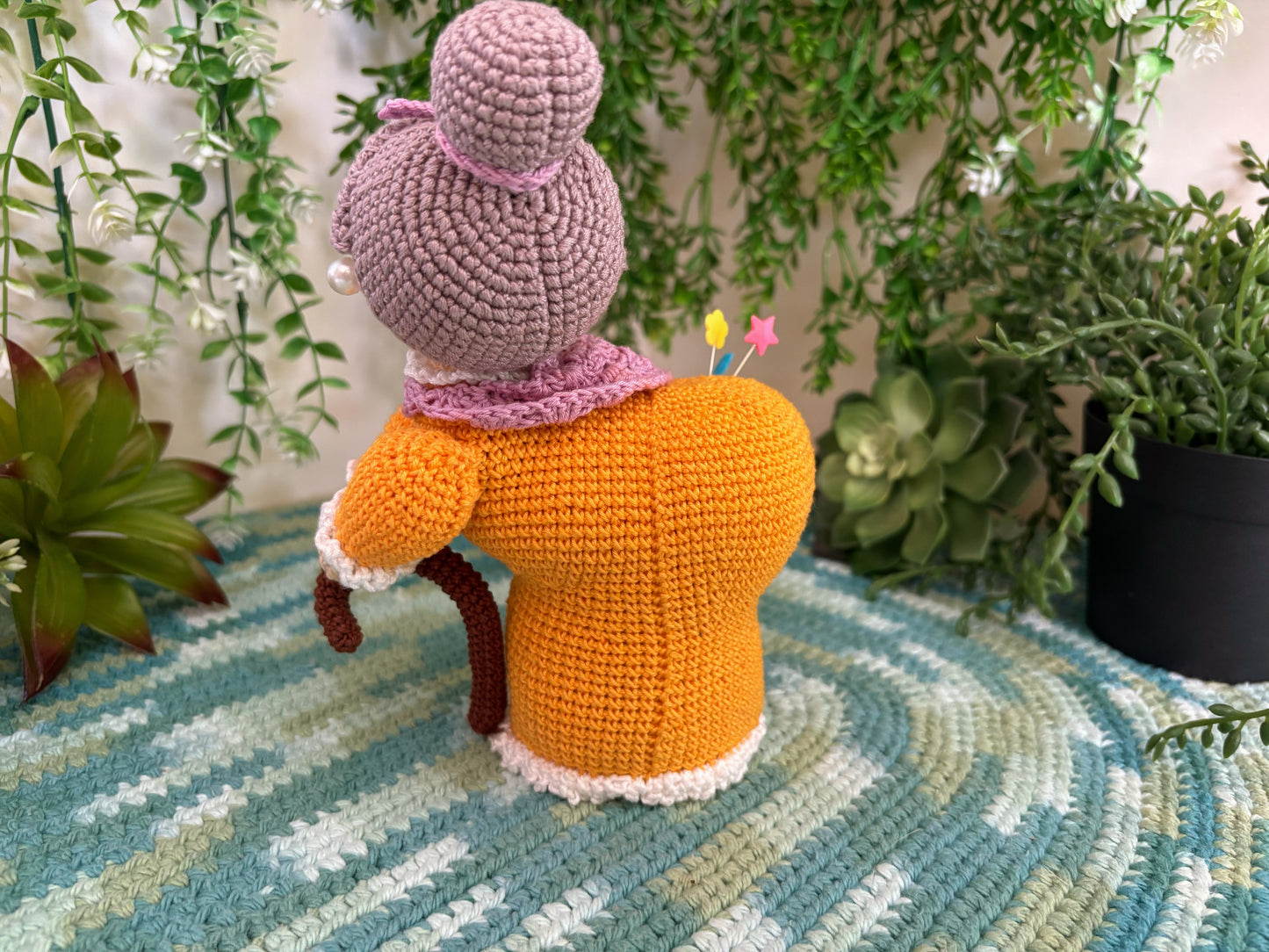 Yellow Granny Pin Cushion