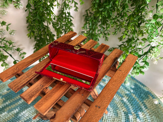 Burgundy Lipstick Case for 1 Lipstick