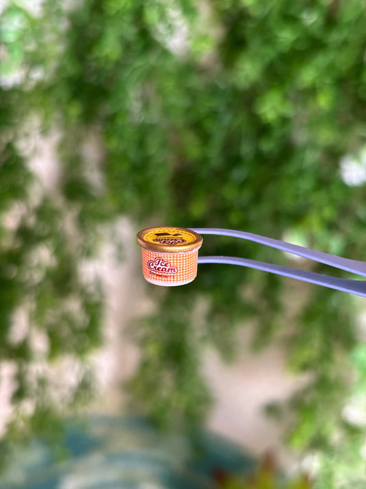 Yellow Ice Cream Magnet