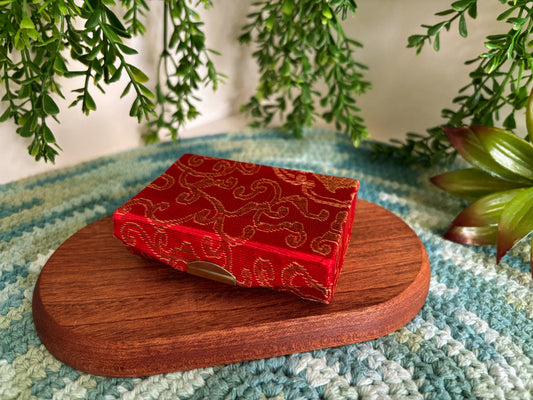 Red Lipstick Case for 2 Lipsticks