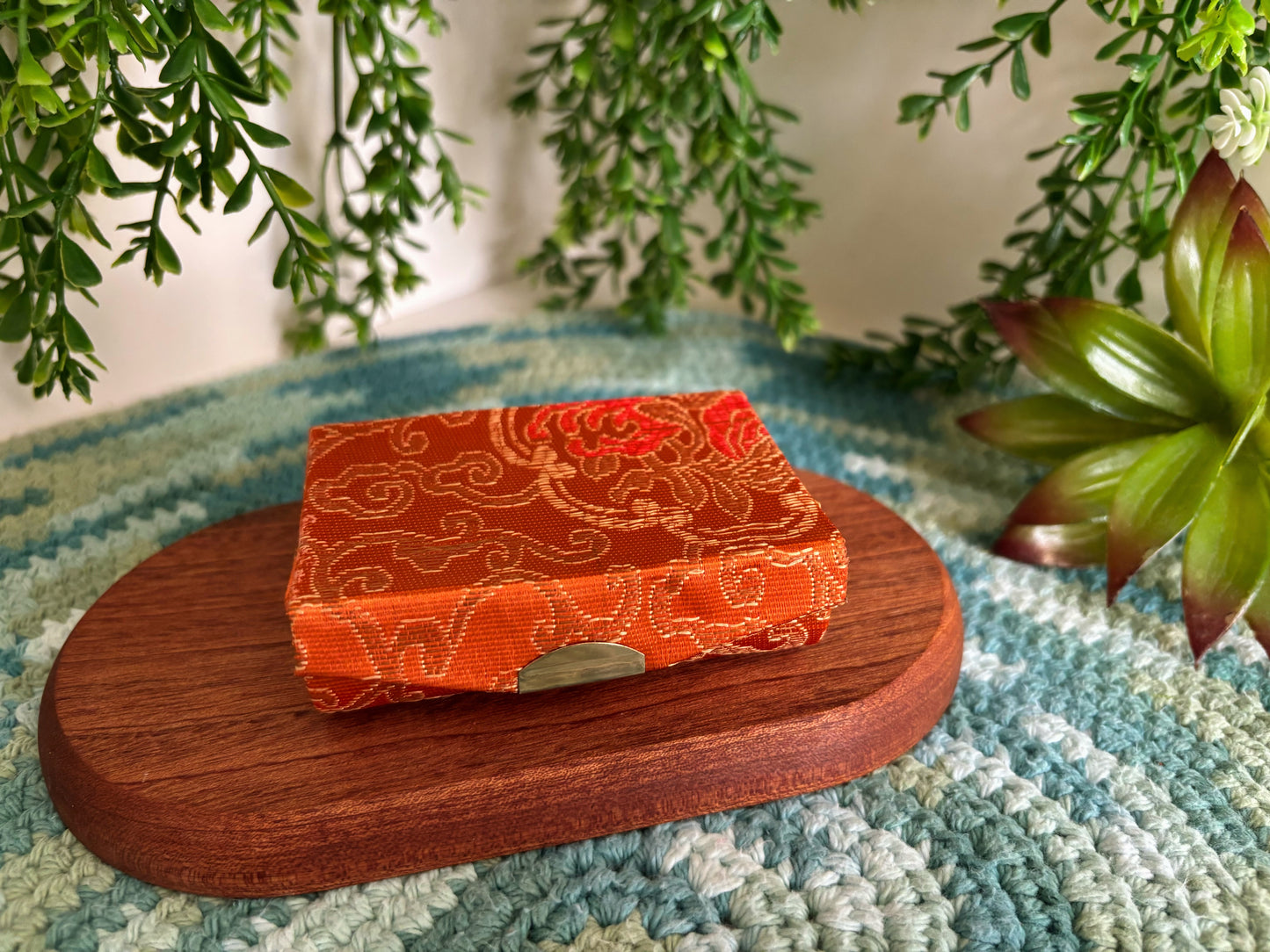 Orange Lipstick Case for 2 Lipsticks