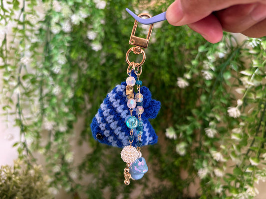 Blue Fish Keychain