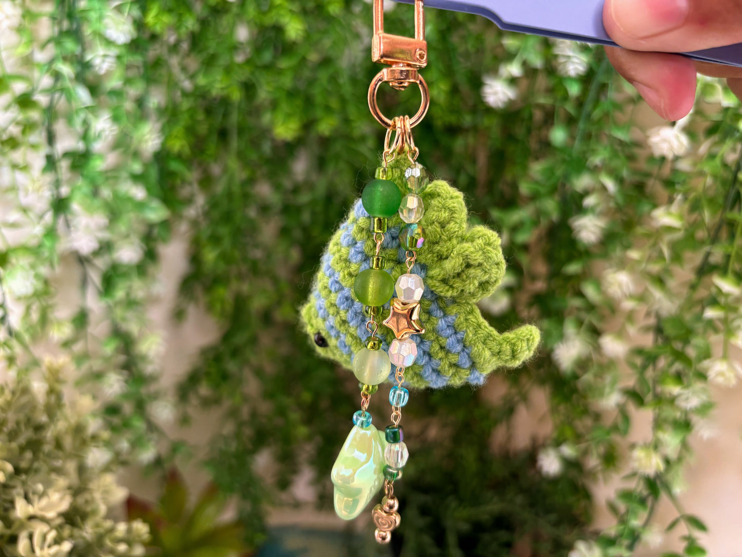 Green Fish Keychain