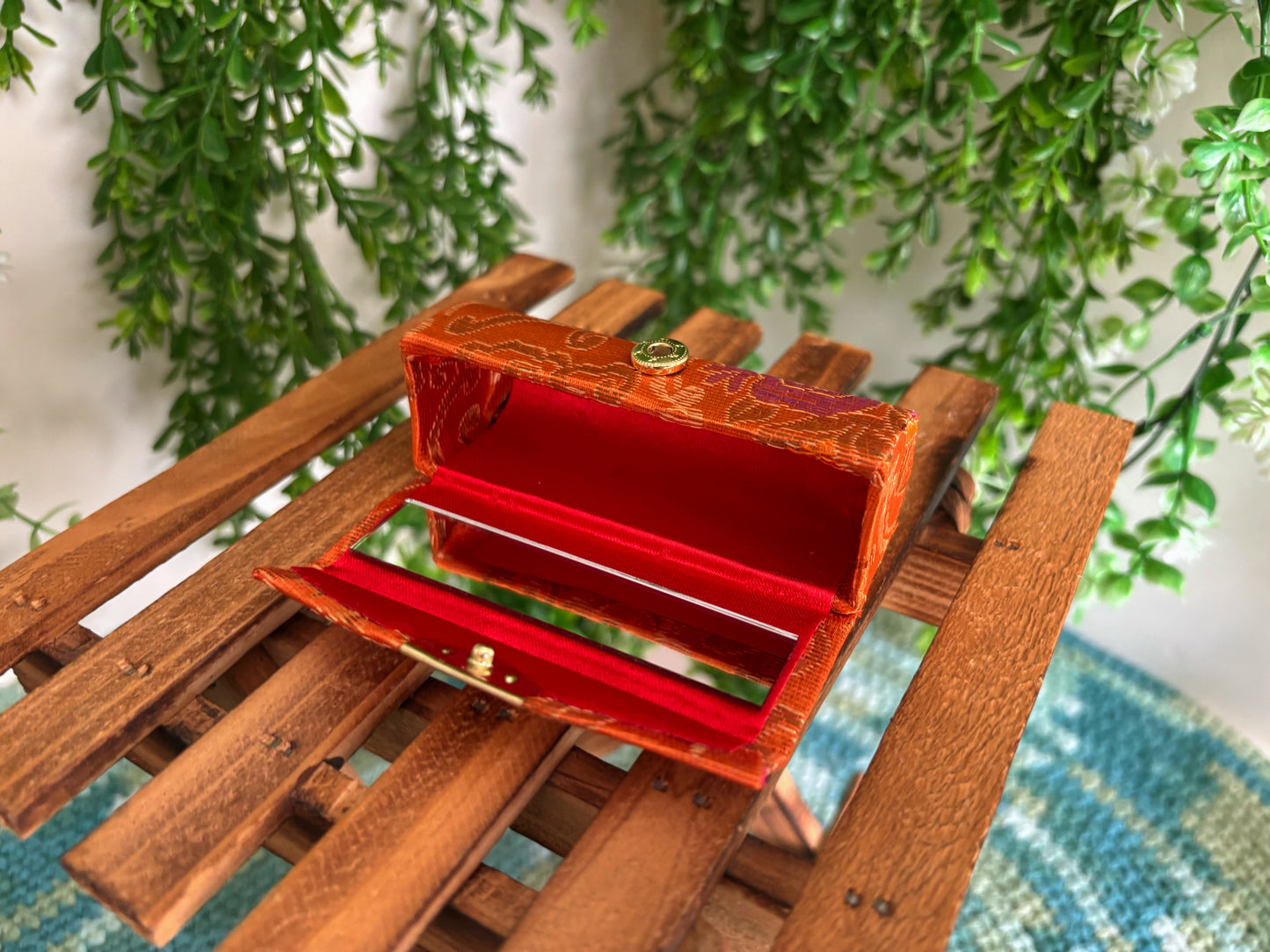 Orange Lipstick Case for 1 Lipstick