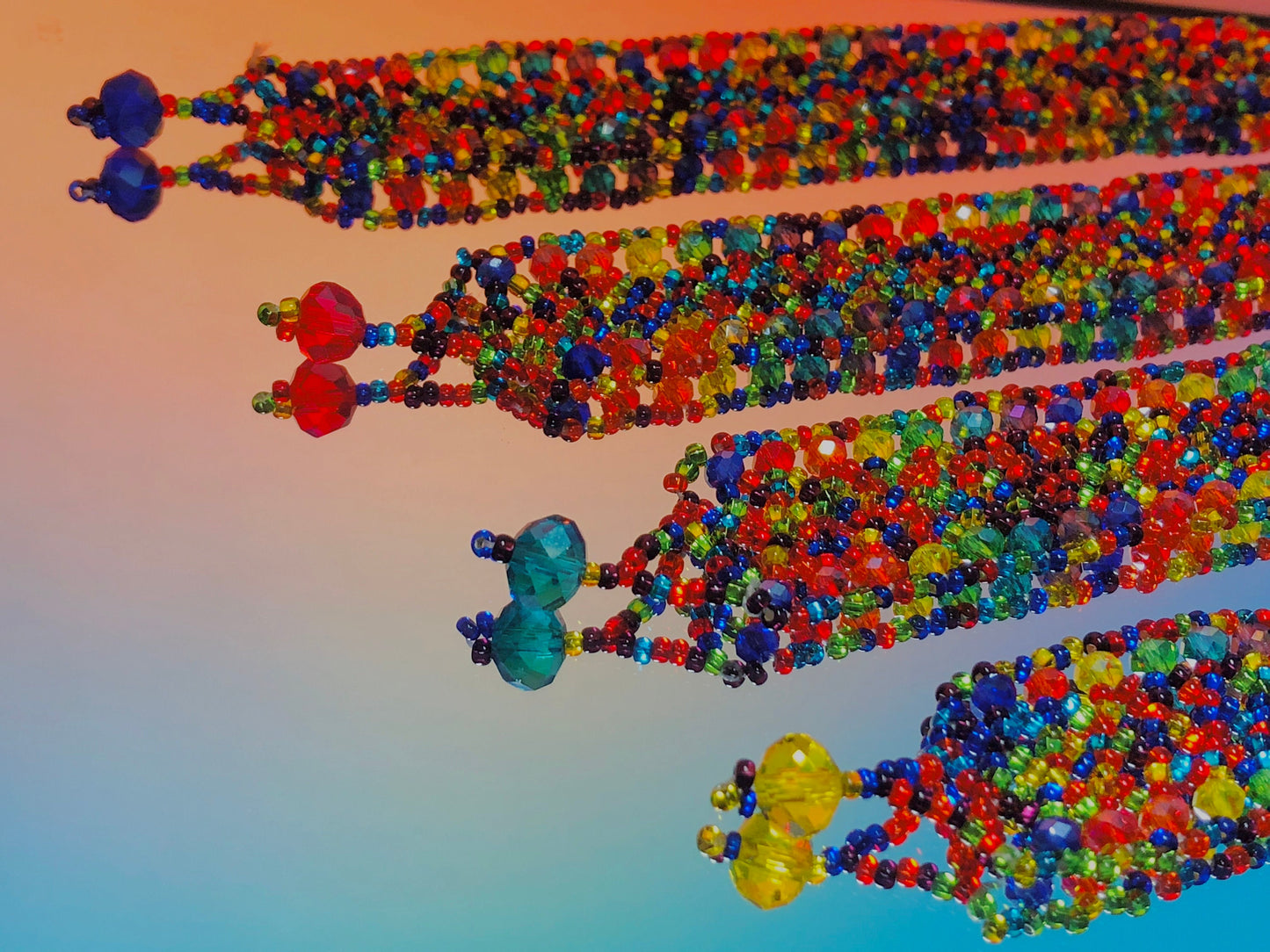 Colorful Chunky Beaded Bracelet