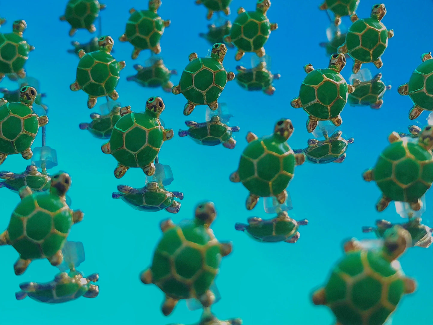 Tiny Turtles Stud Earrings