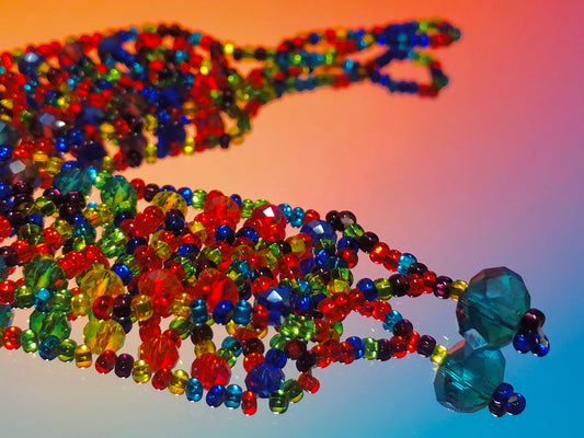 Colorful Chunky Beaded Bracelet