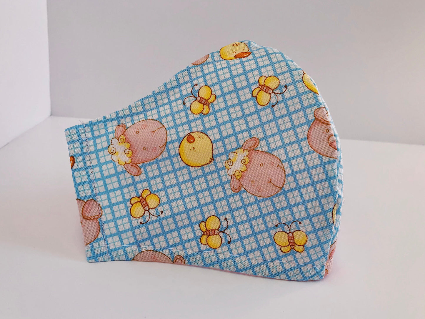 粉彩动物纹印花 3：口罩