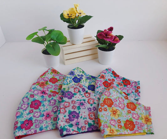 Flower Collection 1: Face Masks Set
