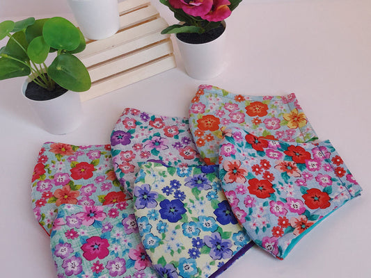 Flower Collection 1: Face Masks Set