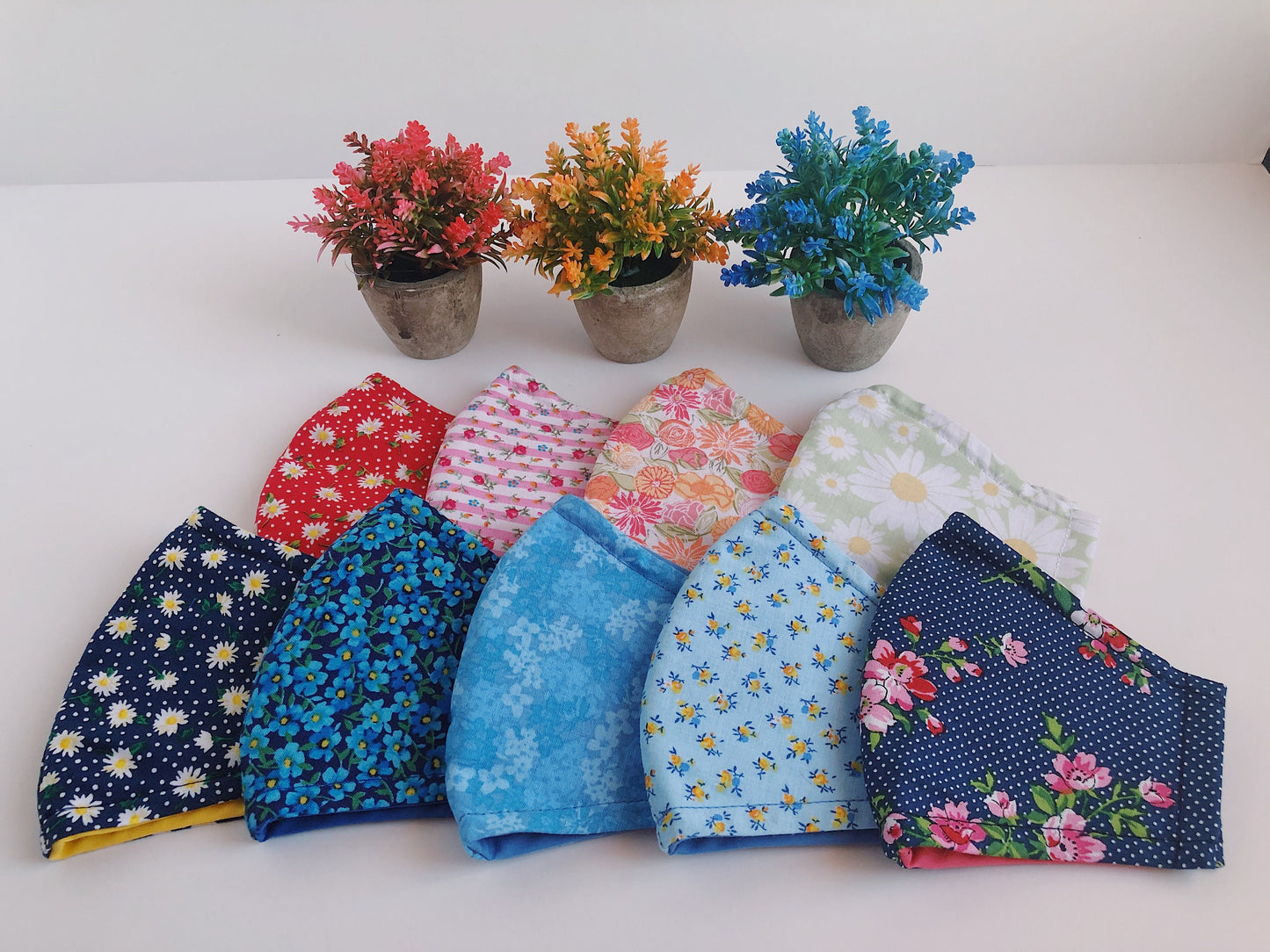 Colección de flores 2: Mascarillas faciales