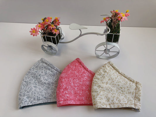 Flowery Design 2: Face Masks