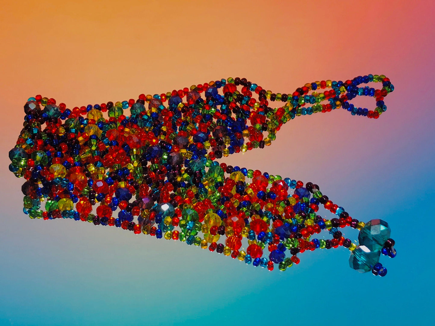 Colorful Chunky Beaded Bracelet