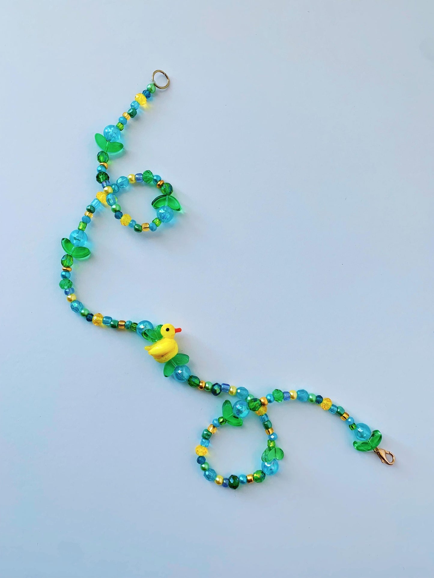 鸭子串珠项链