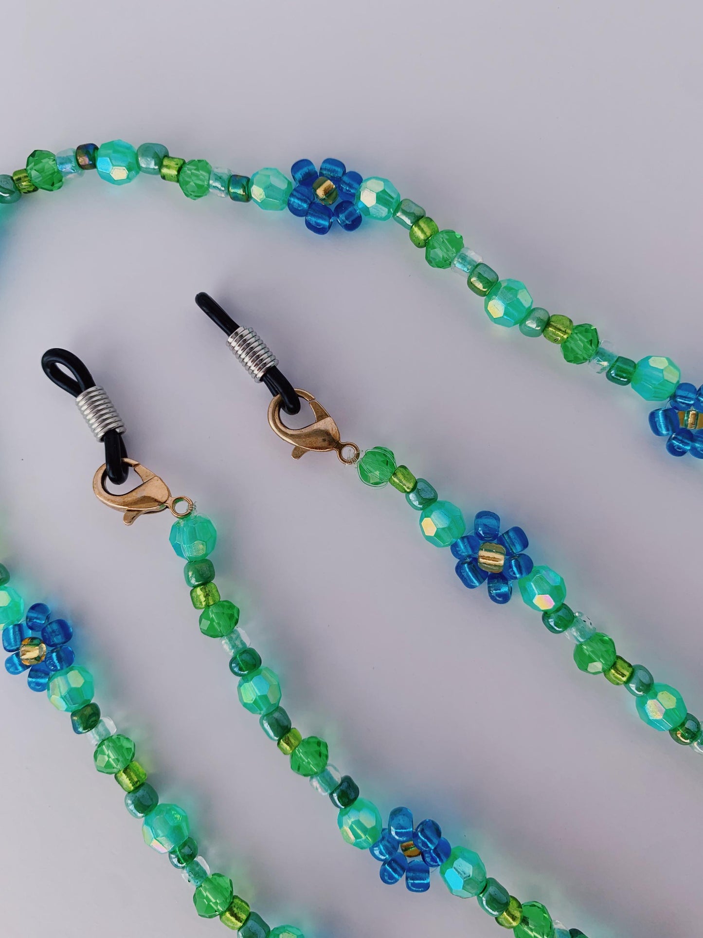 Blue Flower Eyeglasses Chain