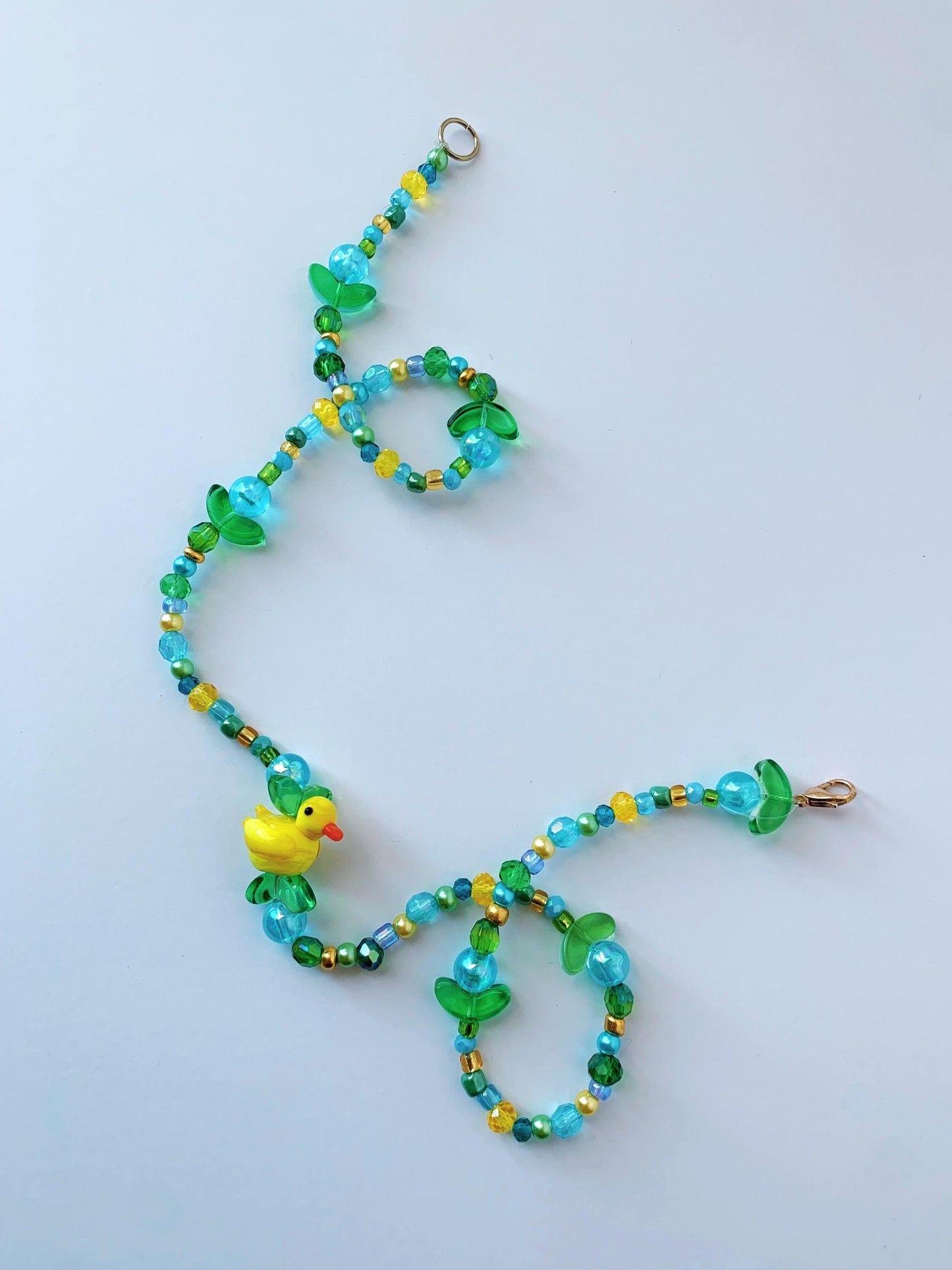 鸭子串珠项链