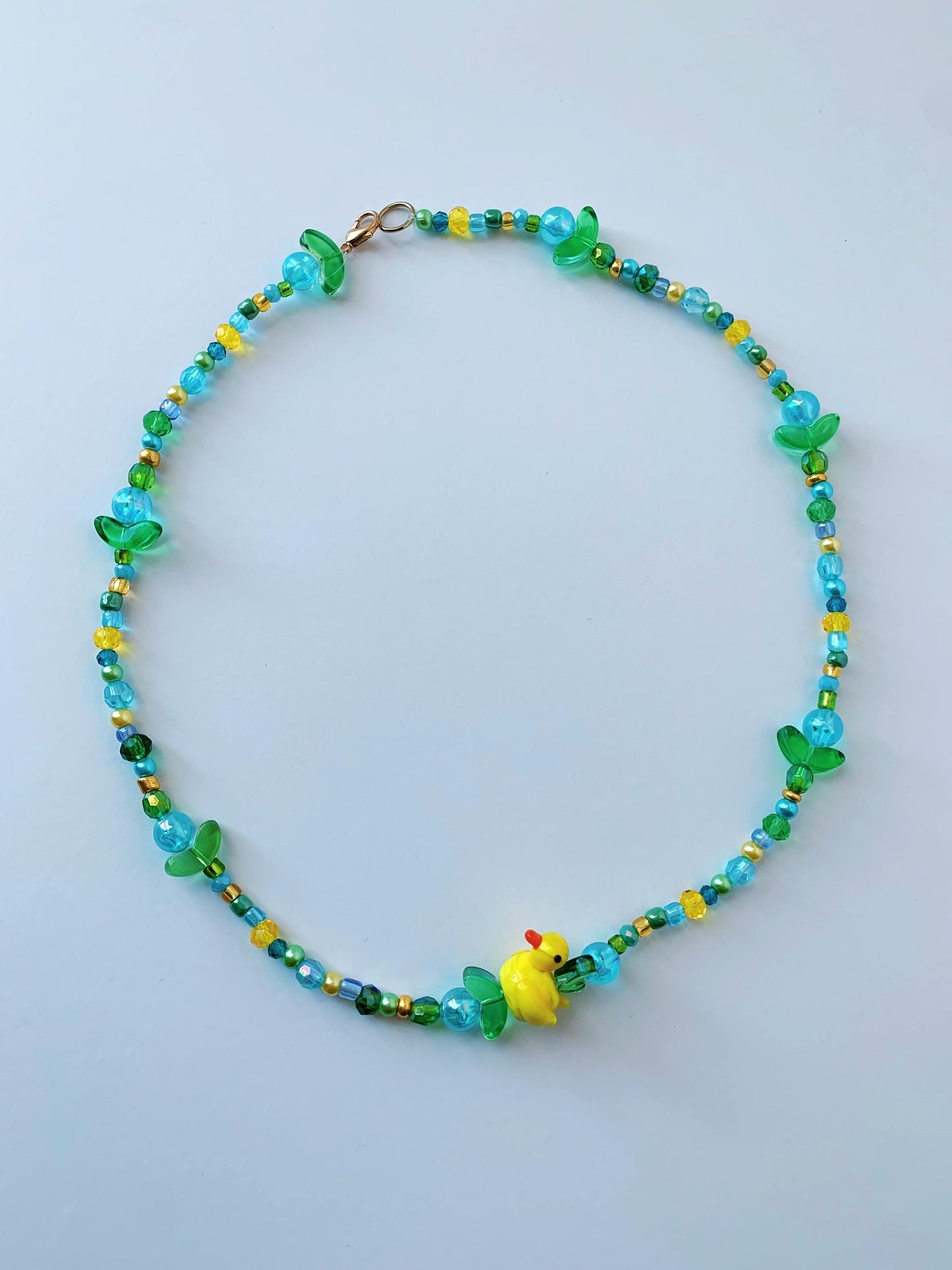 鸭子串珠项链