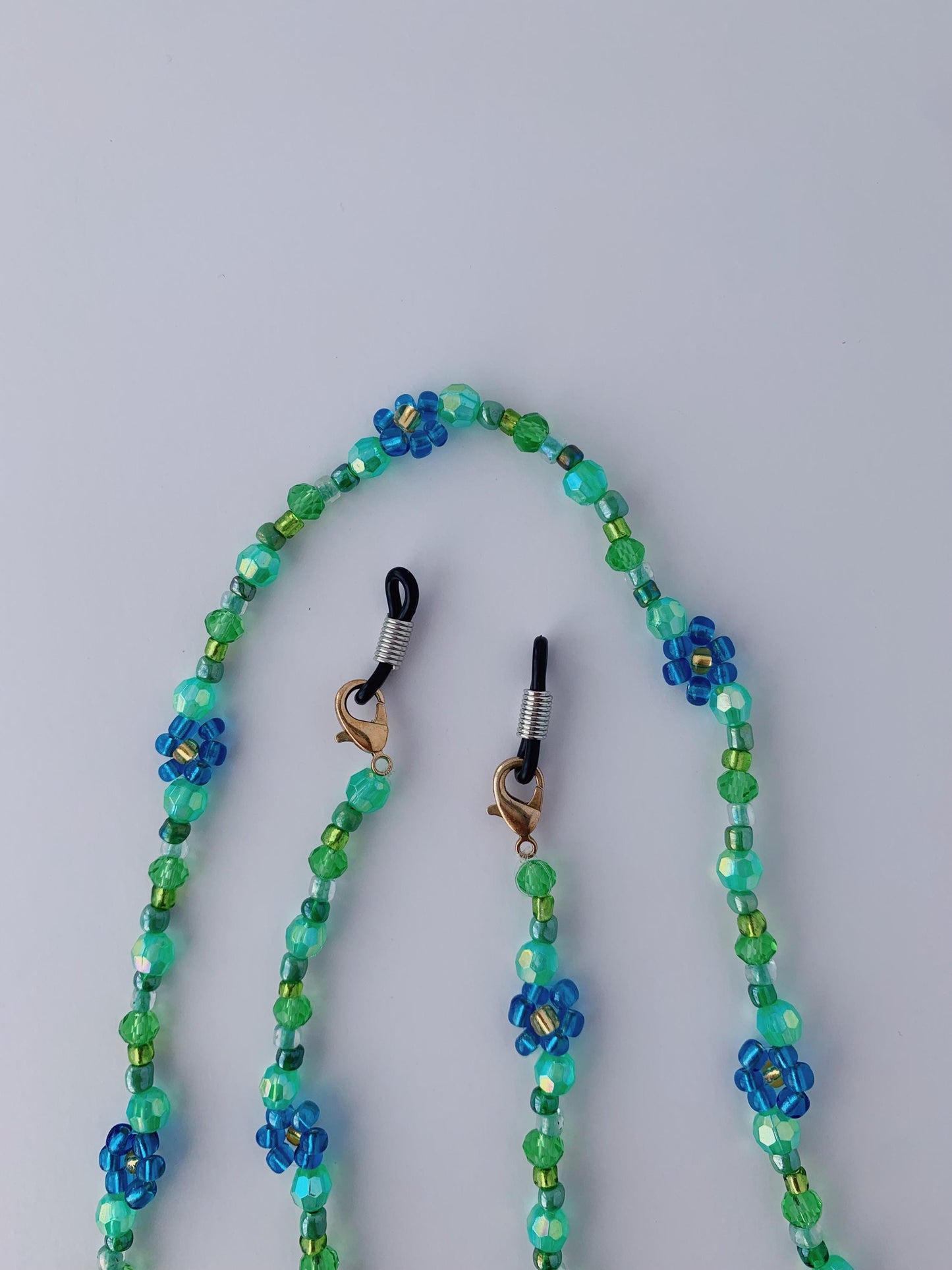 Blue Flower Eyeglasses Chain